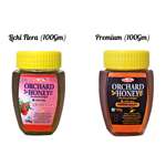 Orchard Honey Combo Pack (Lichi+Premium) 100 Percent Pure and Natural (2 x 100 g)
